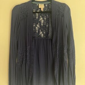 Navy Blue Cardigan